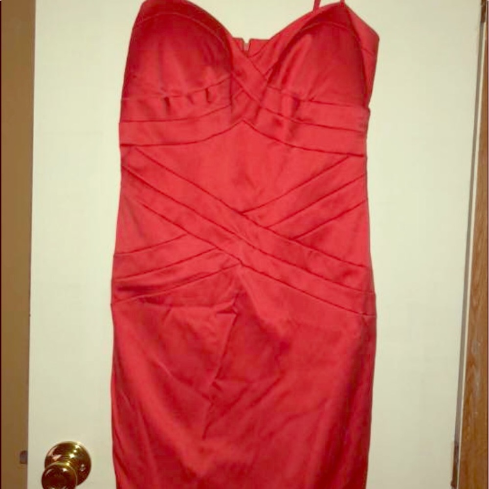 Coral dress